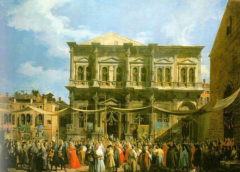 Canaletto Venice: The Feast Day of St. Roch china oil painting image