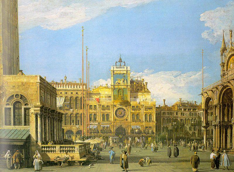 Canaletto Piazza San Marco- Looking North china oil painting image