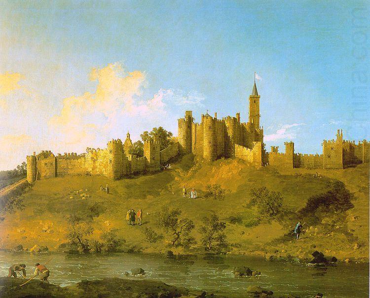 Canaletto Alnwick Castle at Northumberland china oil painting image