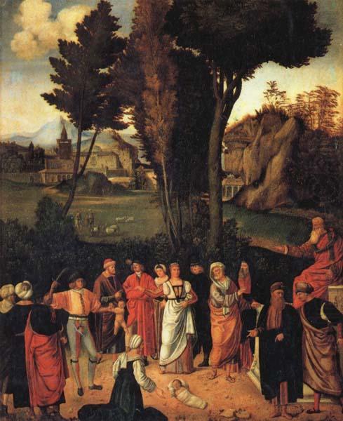 Giorgione THe Judgment of Solomon china oil painting image