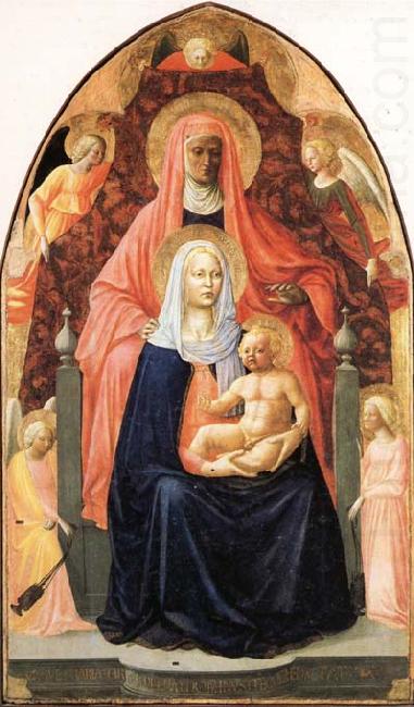 MASACCIO St.Anne Metterza china oil painting image