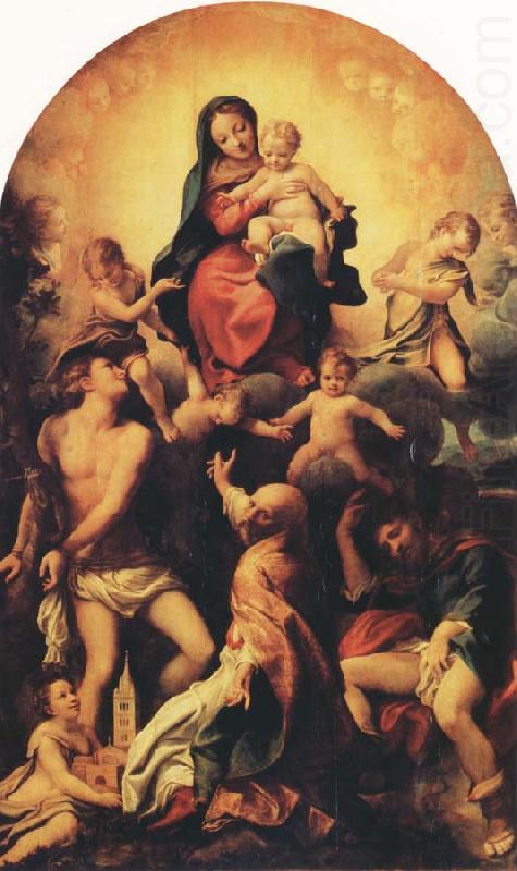 Correggio Madonna with Saint Sebastian china oil painting image