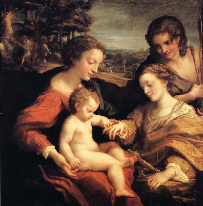 Correggio Wedding of Saint Catherine china oil painting image