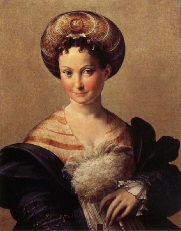 PARMIGIANINO Portrait of a Young Woman china oil painting image