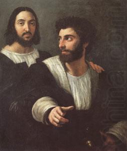 Raphael Portrait of the Artist with a Friend (mk05) china oil painting image