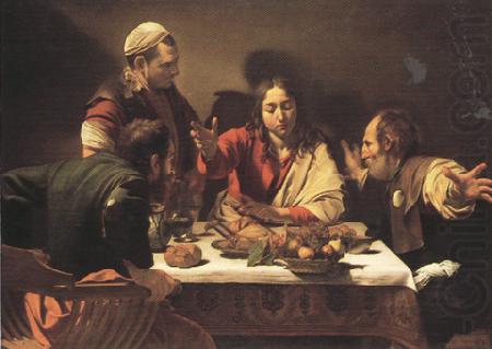 Caravaggio Supper at Emmans (mk33) china oil painting image