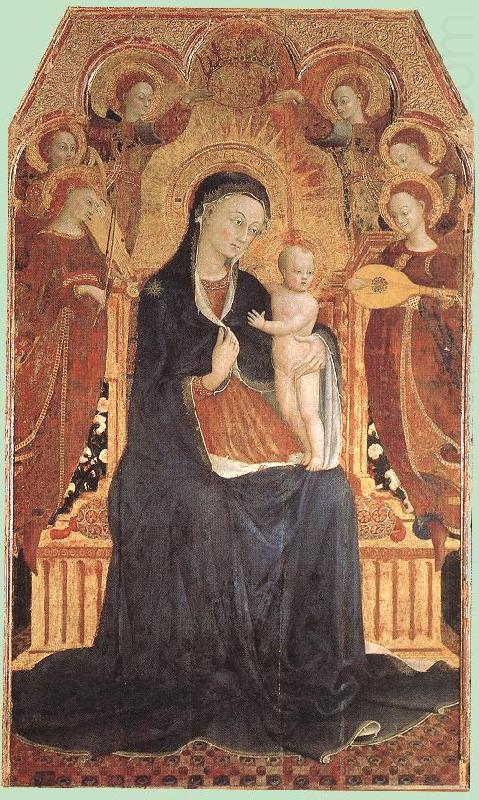 SASSETTA Virgin and Child Adored by Six Angels china oil painting image
