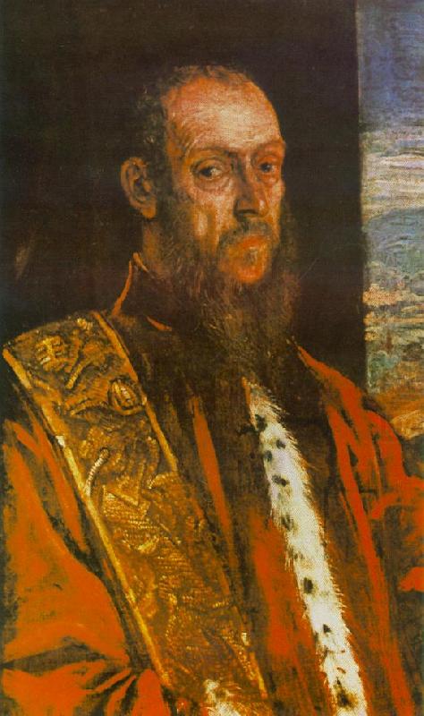 Tintoretto Portrait of Vincenzo Morosini china oil painting image