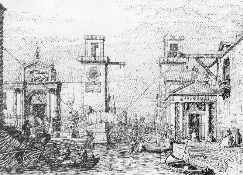 The Arsenal: the Water Entrance g, Canaletto