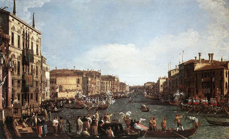 A Regatta on the Grand Canal d, Canaletto