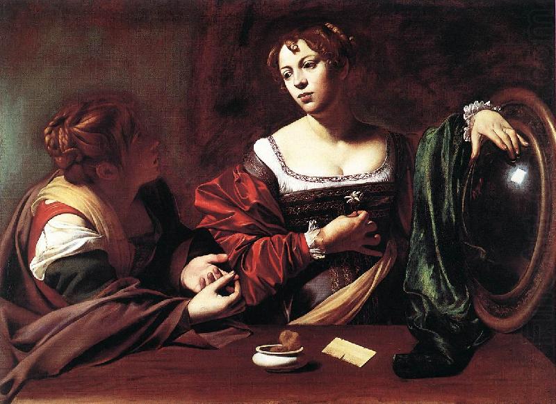 Martha and Mary Magdalene gg, Caravaggio