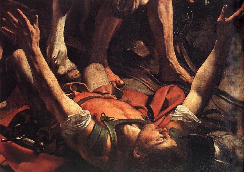 The Conversion on the Way to Damascus (detail), Caravaggio