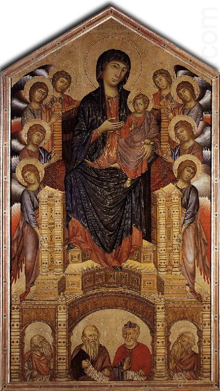The Madonna in Majesty (Maesta) fgh, Cimabue