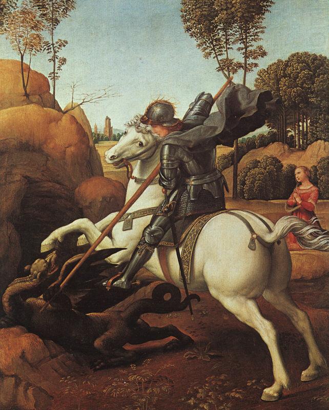 St.George and the Dragon, Raphael