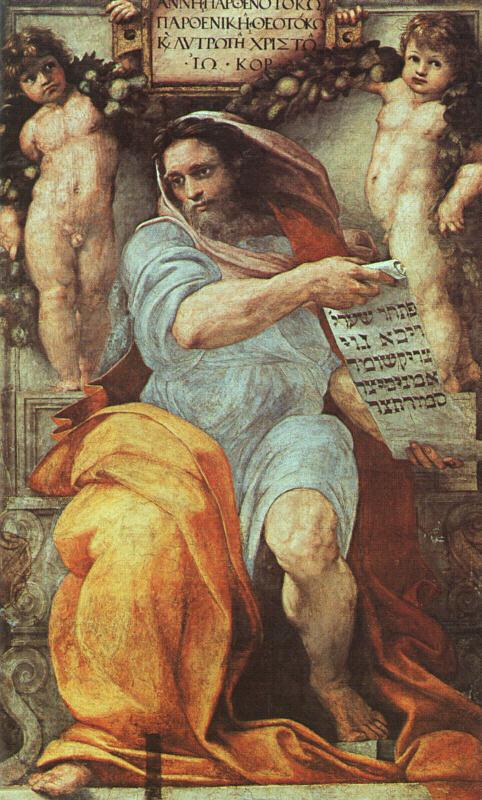 The Prophet Isaiah, Raphael