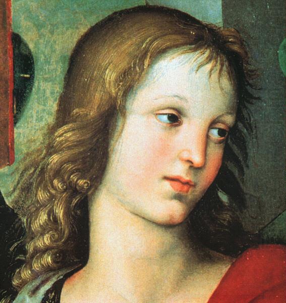 Detail from the Saint Nicholas Altarpiece, Raphael