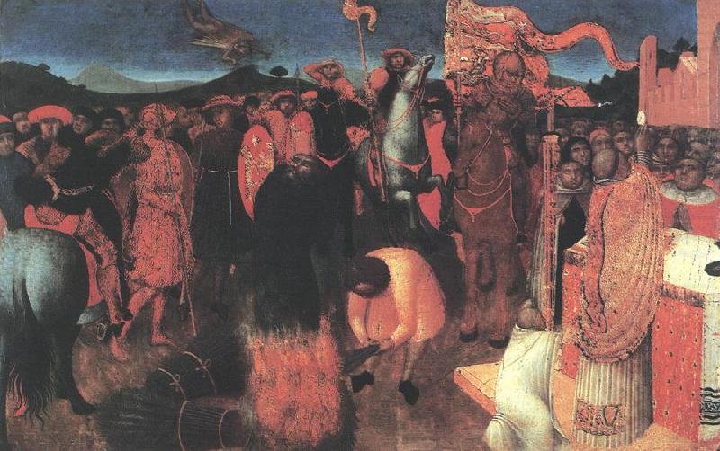 Death of the Heretic on the Bonfire af, SASSETTA