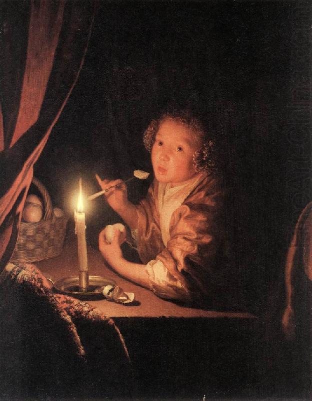 SCHALCKEN, Godfried Girl Eating an Apple sg