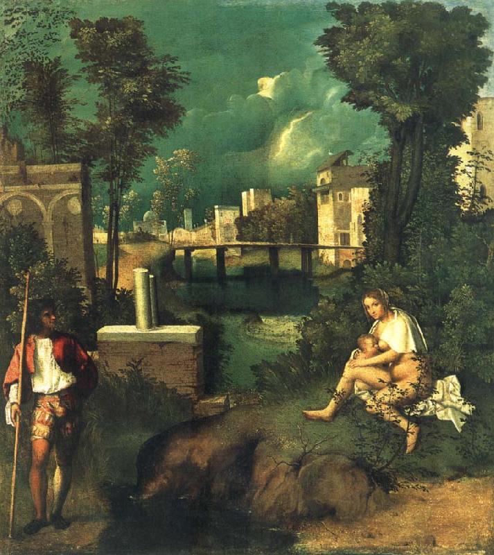 The storm, Giorgione