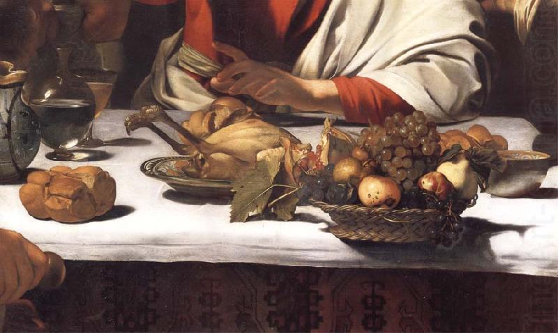 Detail of The Supper at Emmaus, Caravaggio