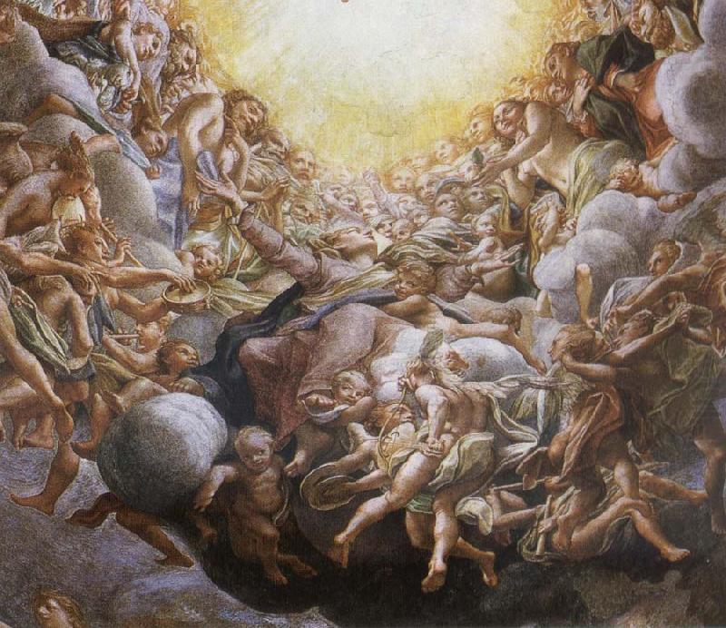 The heaven speed of Maria, Correggio