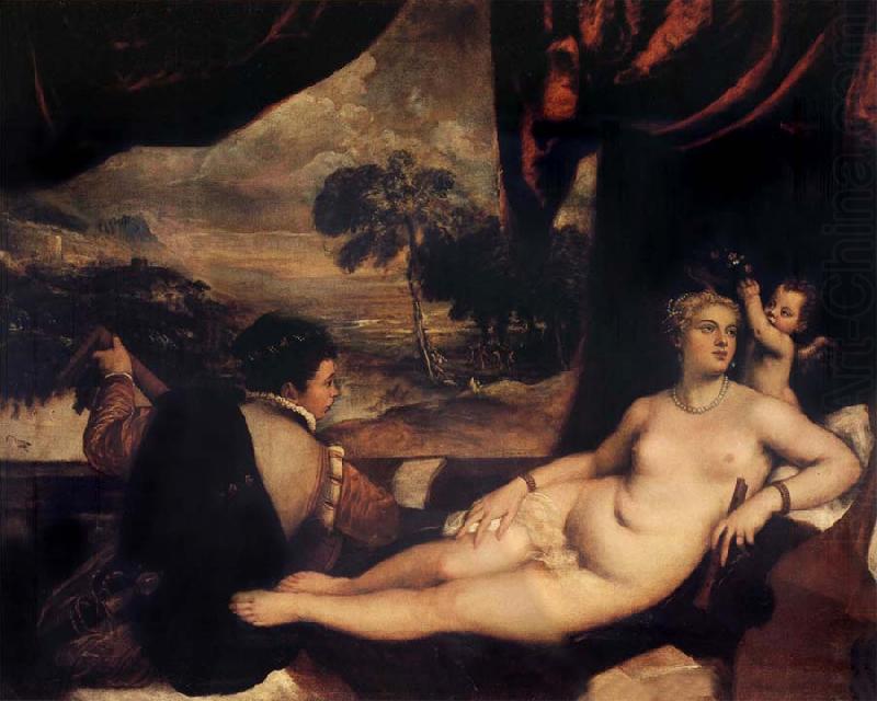 Venus and the Lute Player, Titian