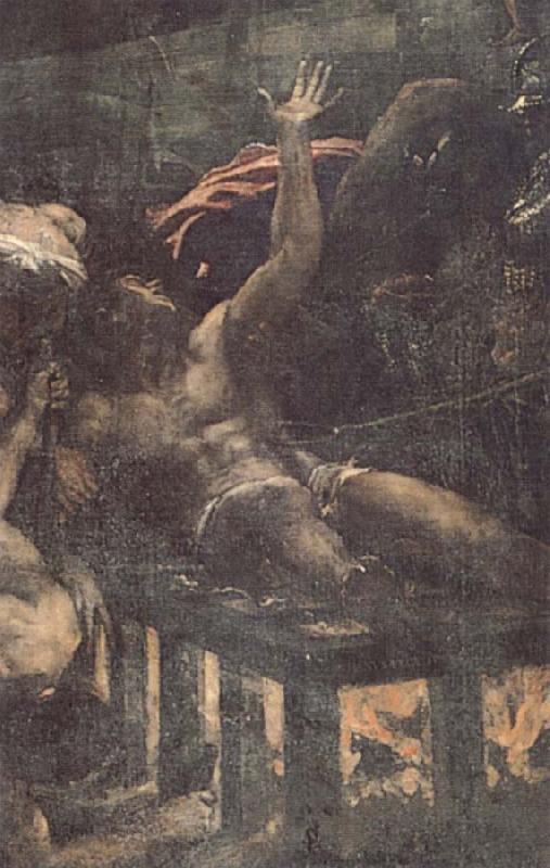 Detail of  Martyrdom of St.Laurence, Titian