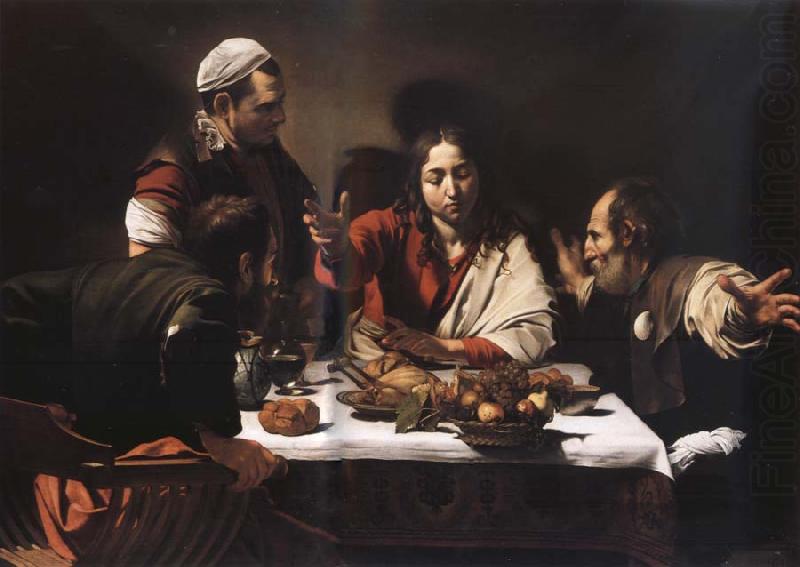 The meal in Emmaus, Caravaggio