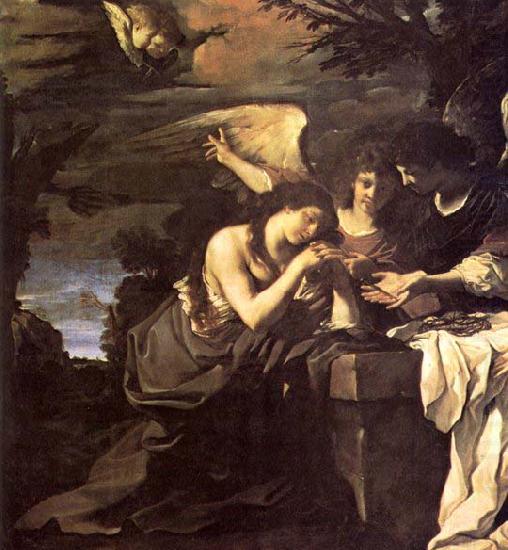 Magdalen and Two Angels, GUERCINO