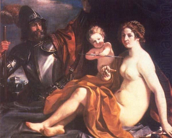 Venus, Mars and Cupid, GUERCINO