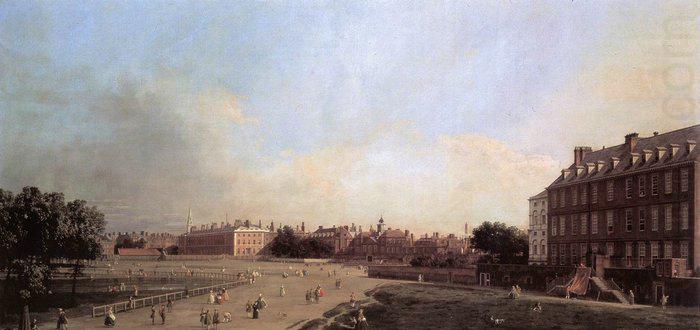 the Old Horse Guards from St James-s Park, Canaletto