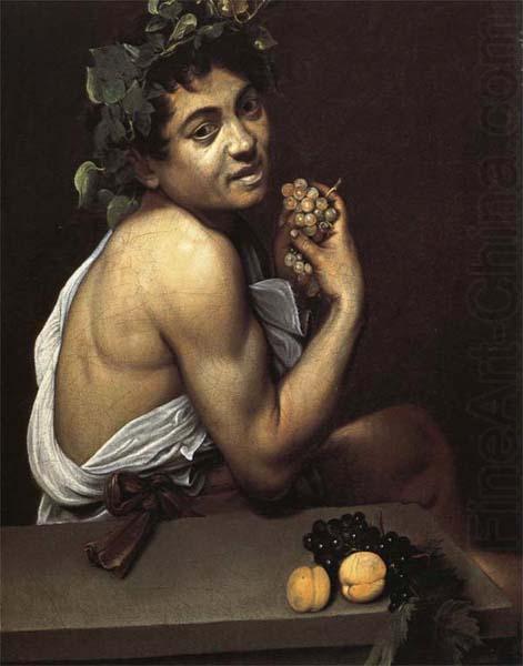 Self-Portrait as Bacchus, Caravaggio