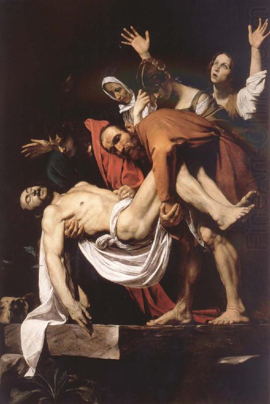 The entombment, Caravaggio