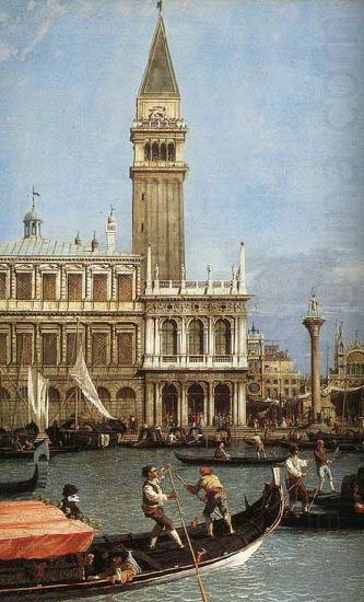 Canaletto Return of the Bucentoro to the Molo on Ascension Day oil painting picture