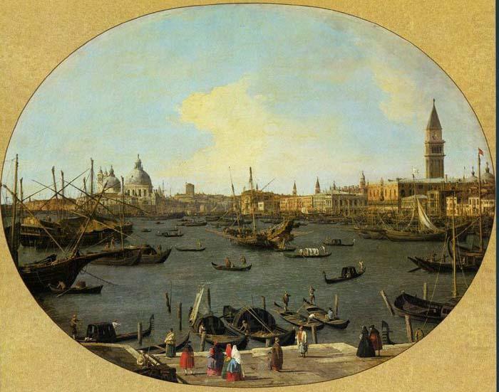 Venice Viewed from the San Giorgio Maggiore - Oil on canvas, Canaletto