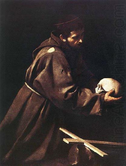 St Francis c. 1606 Oil on canvas, Caravaggio