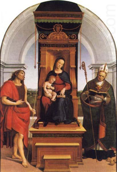 The Ansidei Altarpiece,, Raphael