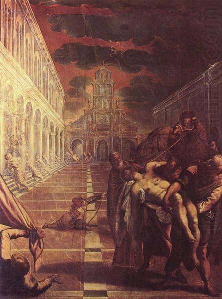 St Mark Body Brought to Venice, Tintoretto
