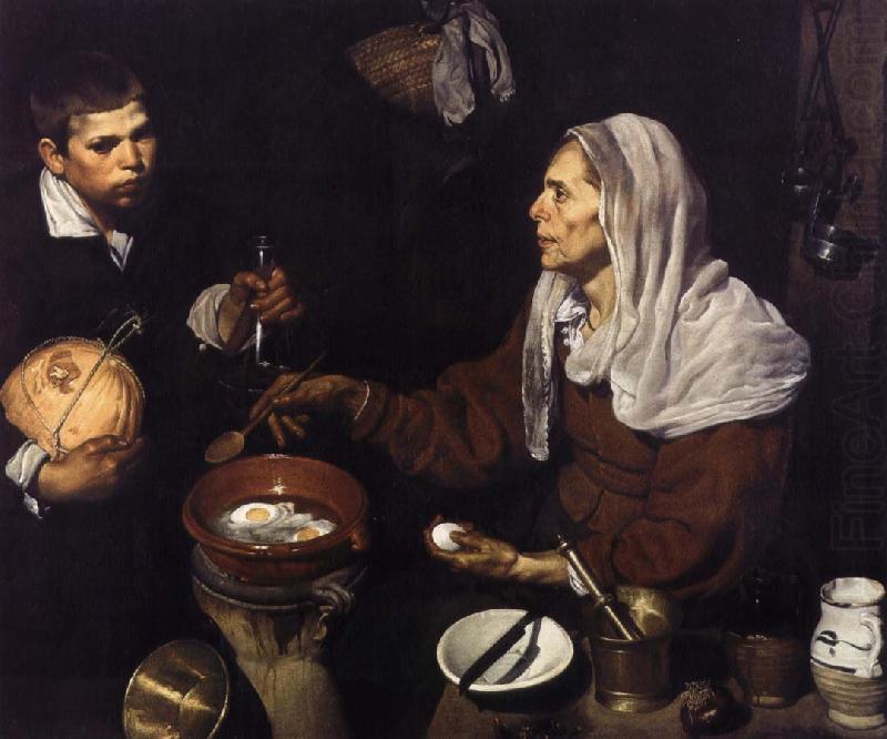 Velasquez Omelette woman oil painting picture