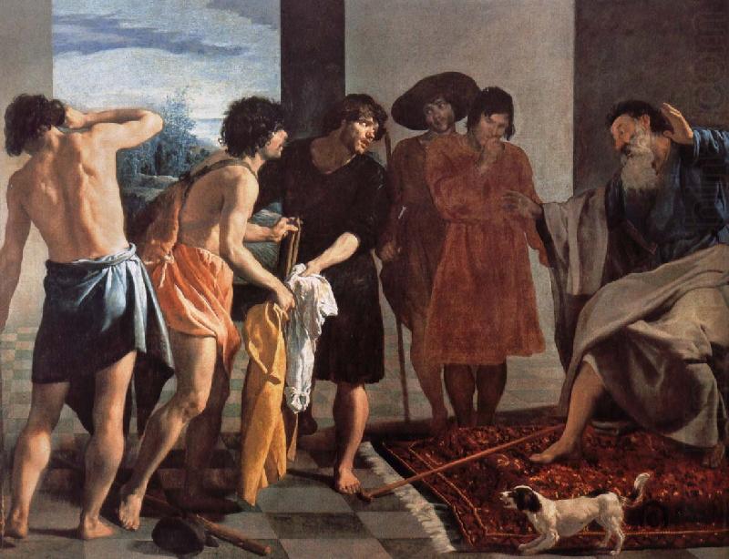 Jacob give Joseph a coat of blood, Velasquez