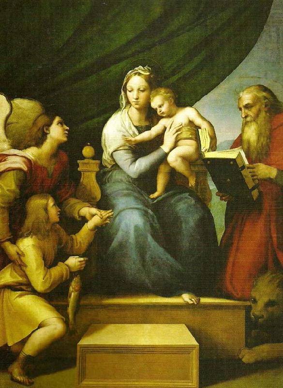 Raphael the madonna del pesce oil painting picture