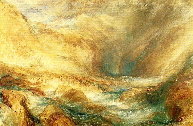 J.M.W.Turner the pass of st gotthard oil painting picture
