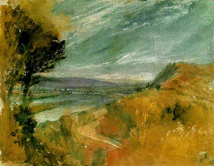 J.M.W.Turner mosel from the hillside at pallien oil painting picture