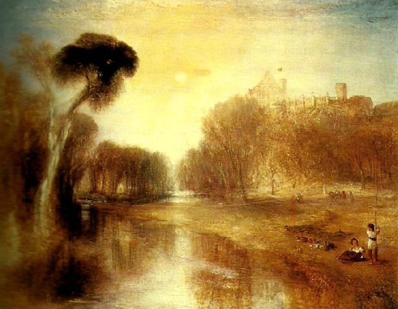 J.M.W.Turner schloss rosenau, oil painting picture