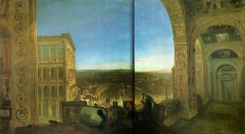 rome from the vatican, J.M.W.Turner