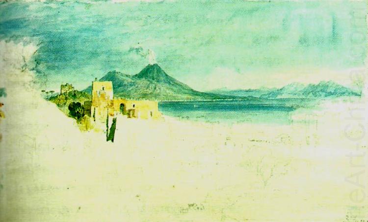 view of naples in the distance, J.M.W.Turner
