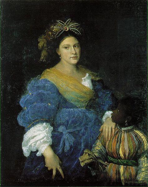 Portrat der Laura de Dianti, Titian