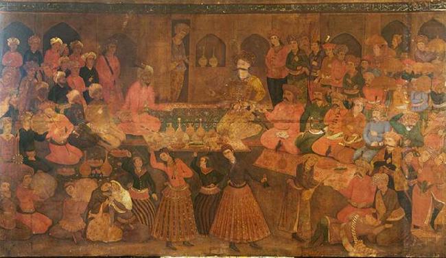 Shah Tahmasp Entertains Abdul Muhammed Khan of the Uzbeks, Anonymous