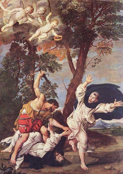 Ermordung des Hl Petrus Martyr, Domenichino