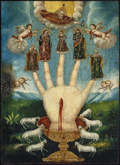 The All-Powerful Hand), or The Five Persons, Anonymous